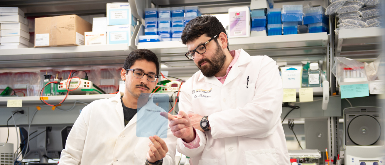 Garcia Student in Cancer Lab at UIHC on Tuesday, Jan. 7, 2020.